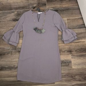 Mint julep boutique dress with necklace